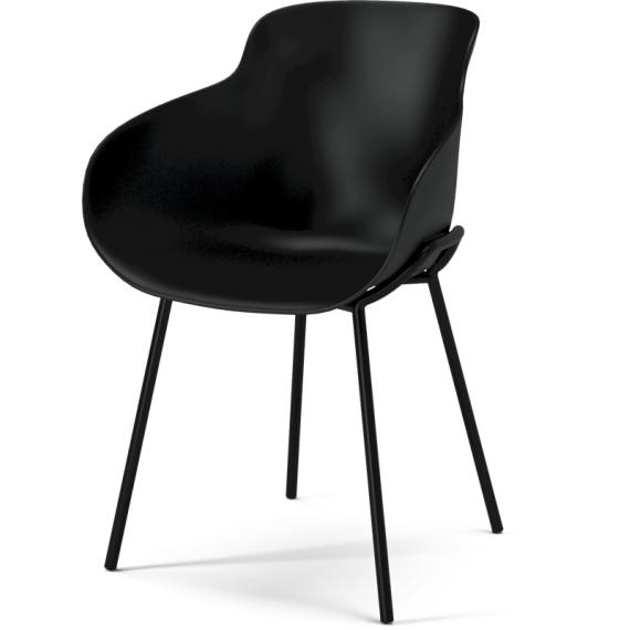 Krzesło Hug czarne Bolia